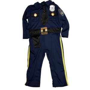 Police Officer toddler pretend play dress up Costume 18 24 M Policeman outfit